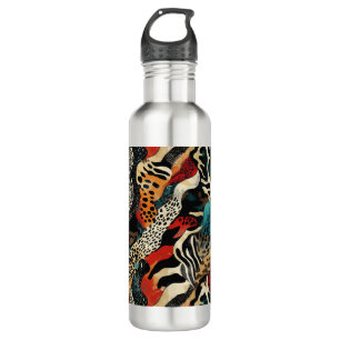Stylish Animal Print Fusion Design 710 Ml Water Bottle