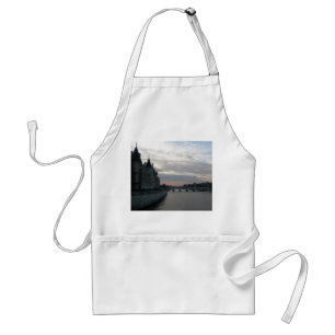 Stylish Apron with beautiful sunset in Paris