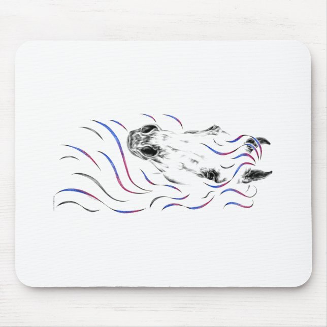 Stylish Arabian Horse Mouse Mat (Front)