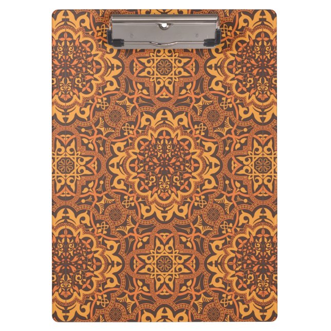 Stylish arabic ornament clipboard (Front)