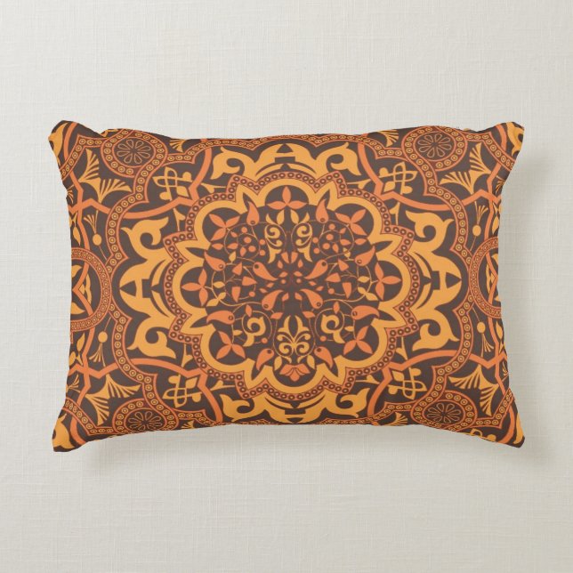 Stylish arabic ornament decorative cushion (Front)