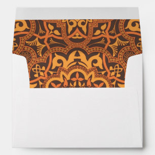 Stylish arabic ornament envelopes