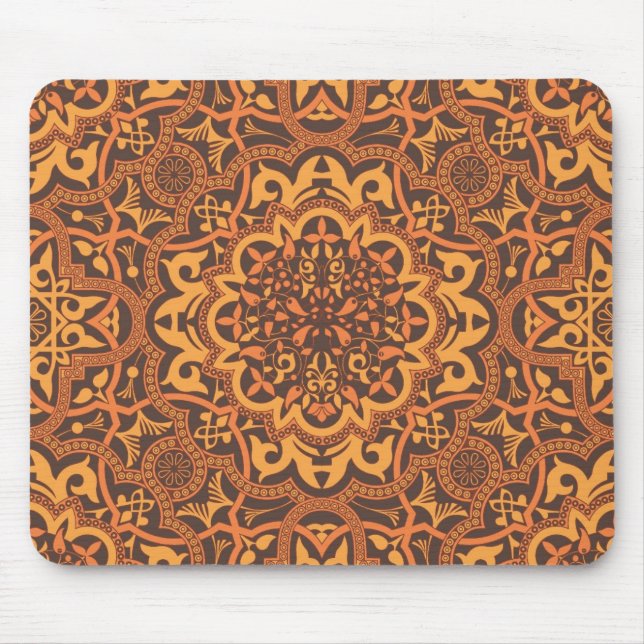 Stylish arabic ornament mouse mat (Front)