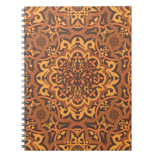 Stylish arabic ornament notebook