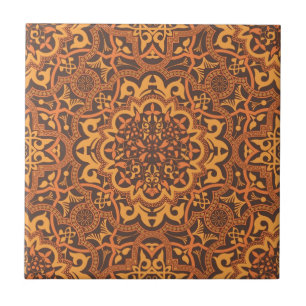 Stylish arabic ornament tile
