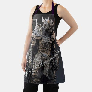 Stylish armour dragon warrior apron