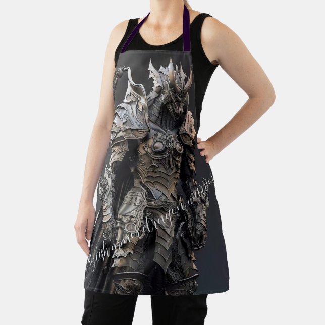 Stylish armour dragon warrior apron (Insitu)