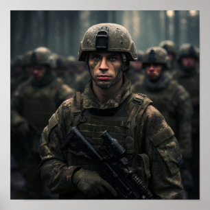 Stylish ARMY 16 Poster - Show Your Support for BTS