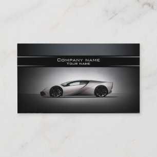 Stylish automotive business card