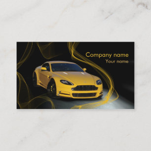 Stylish automotive business card