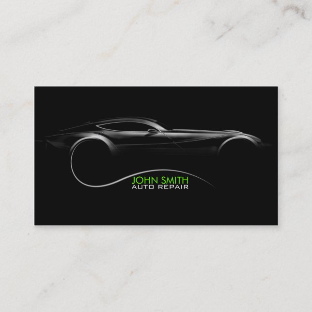 Stylish automotive business card (Front)