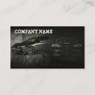 Stylish automotive business card