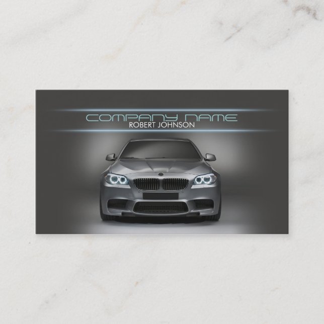 Stylish automotive business card (Front)