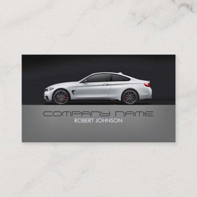 Stylish automotive business card (Front)