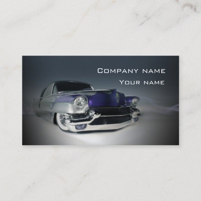 Stylish automotive business card (Front)
