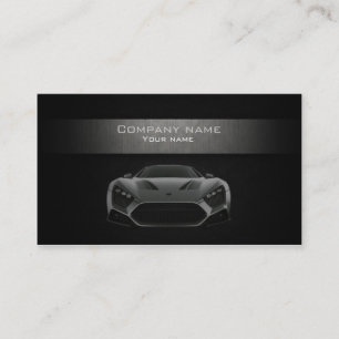 Stylish automotive business card