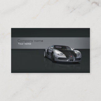 Stylish automotive business card