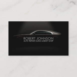 Stylish automotive business card