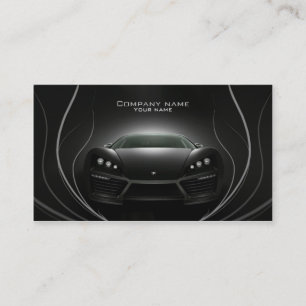 Stylish automotive business card