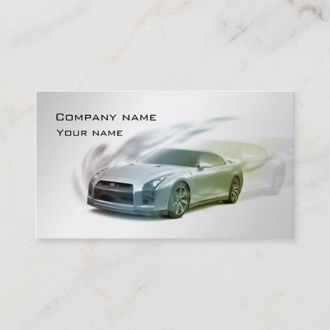 Stylish automotive business card (Front)