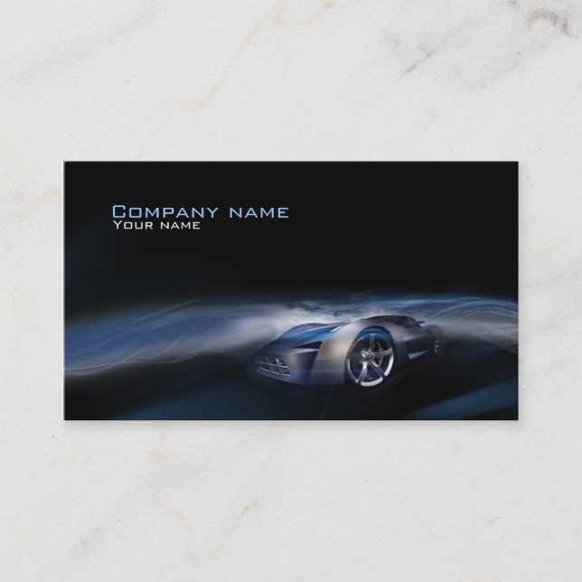 Stylish automotive business card (Front)