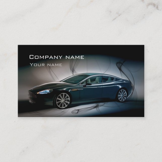 Stylish automotive business card (Front)