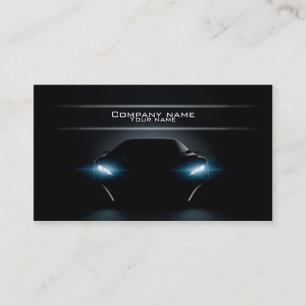 Stylish automotive business card
