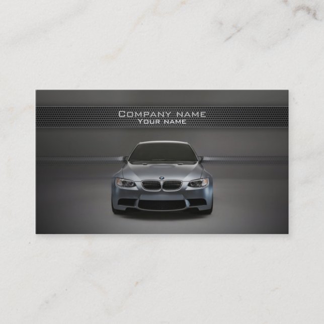 Stylish automotive business card (Front)