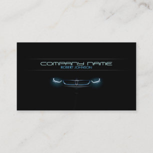 Stylish automotive business card