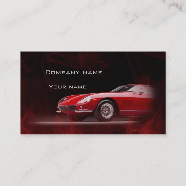 Stylish automotive business card (Front)