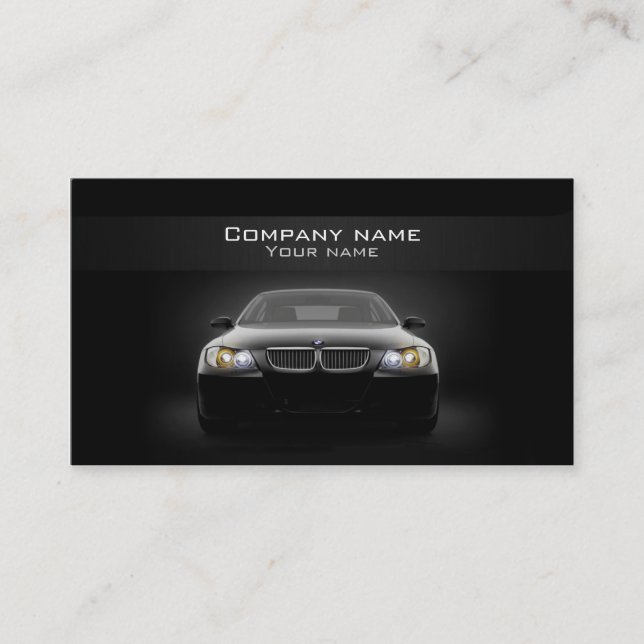 Stylish automotive business card (Front)
