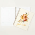 Stylish Autumn Fall Watercolor Floral Personalised