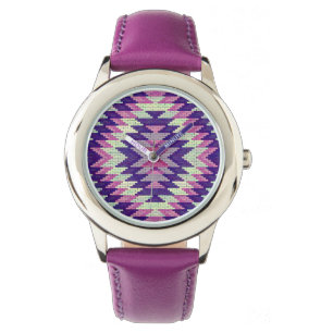 Stylish Aztec design Watch