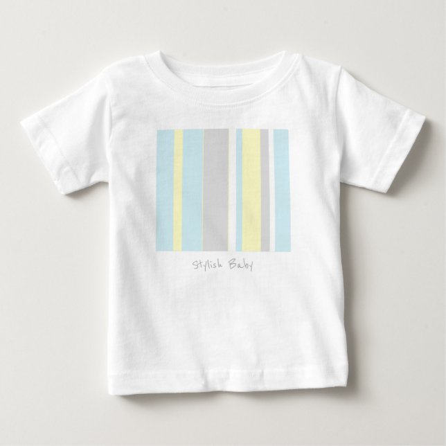 Stylish Baby Pastel Colours Bodysuit (Front)
