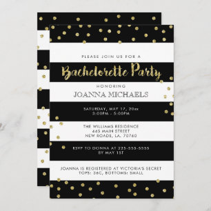 Stylish Bachelorette Party Invitations
