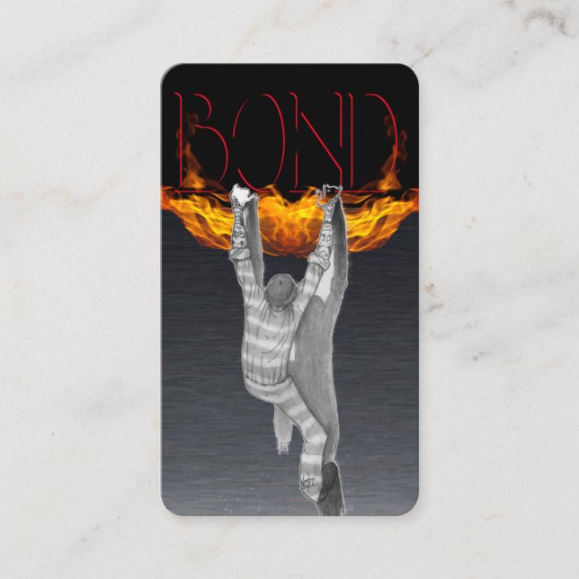 Stylish Bail bond Business Card (Front)