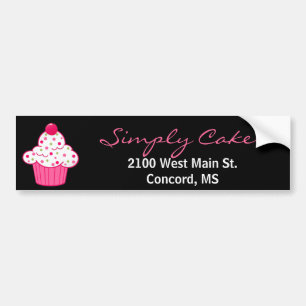 Stylish Bakery Bumper Sticker