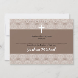 STYLISH BAPTISM INVITES :: pretty 4aL