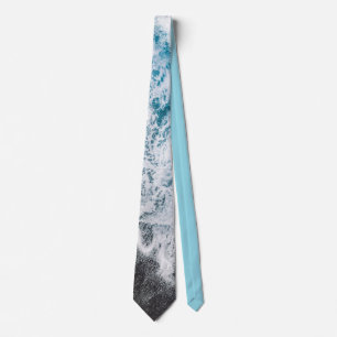 Stylish Beach Vibes Abstract Tie