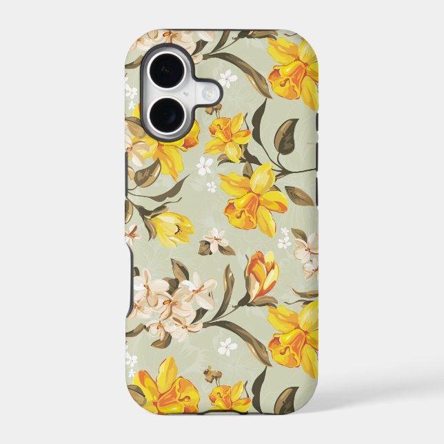 Stylish beautiful bright floral pattern (Back)