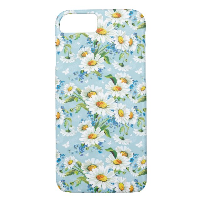 Stylish beautiful bright floral pattern 2 Case-Mate iPhone case (Back)