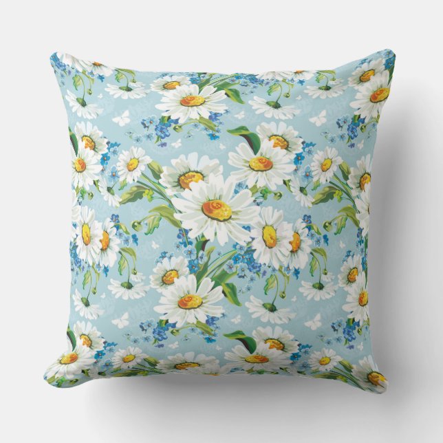 Stylish beautiful bright floral pattern 2 cushion (Front)