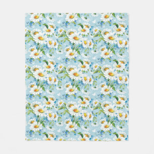 Stylish beautiful bright floral pattern 2 fleece blanket