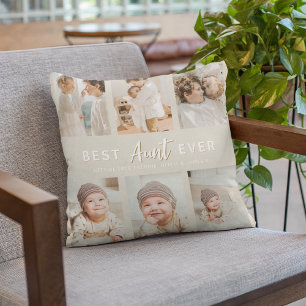 Stylish Best Aunt Ever 6 Photo  Cushion