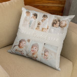 Stylish Best Grandad Ever 6 Photo  Cushion<br><div class="desc">Make every moment count this Christmas or birthday with our best ever Grandad pillow in cream. Personalize it easily with 6 of your favorite photos and special text for a thoughtful photo keepsake.</div>