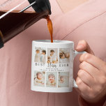 Stylish Best Nan Ever 6 Photo  Coffee Mug<br><div class="desc">Make every moment count this Christmas or birthday with our best ever Nan coffee Mug. Personalize it easily with 6 of your favorite photos and special text for a thoughtful photo keepsake.</div>