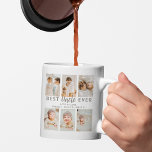 Stylish Best Uncle Ever 6 Photo  Coffee Mug<br><div class="desc">Make every moment count this Christmas or birthday with our best ever Uncle coffee Mug. Personalise it easily with 6 of your favourite photos and special text for a thoughtful photo keepsake.</div>