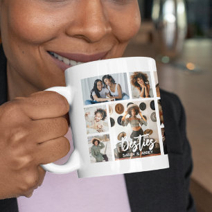Stylish Besties 15 Photo Collage Coffee Mug