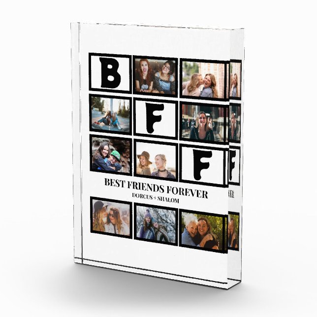 Stylish BFF Best Friends Forever 9 Photo Collage (Right)