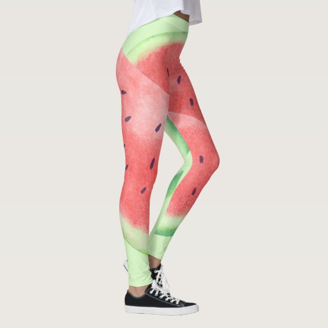 Stylish Bisque Watermelon Leggings (Right)